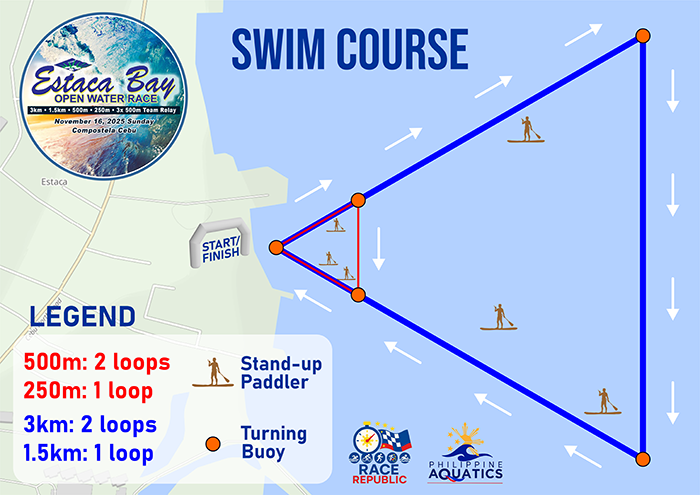 Swim Course Map